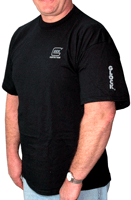 GLOCK OEM BLACK SHORT - SLEEVE T SHIRT XXXL