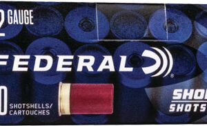 FEDERAL SHORTY SHOTSHELL 12GA - 1.75" 15/16OZ 4BK 10RD 10BX/C