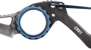 CRKT COMPANO SHEEPSFOOT 1.44" - CARABINER BLACK/SS FOLDER