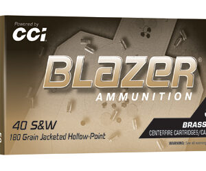 BLAZER BRASS 40S&W 180GR JHP 50/500
