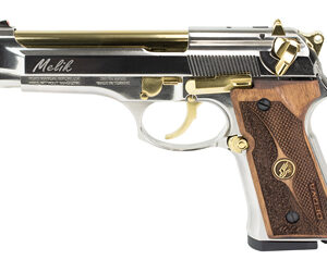 DERYA MELIK 9MM 4.9" 10RD SLVR/GOLD