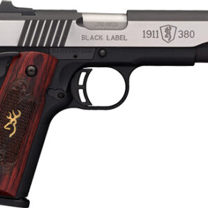 BROWNING 1911-380 BLACK LABEL - MEDALLION PRO 4.25" NT ST WOOD