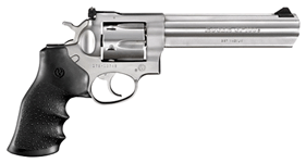 RUGER GP100 357MAG 6" AS - STAINLESS HOGUE MONOGRIP