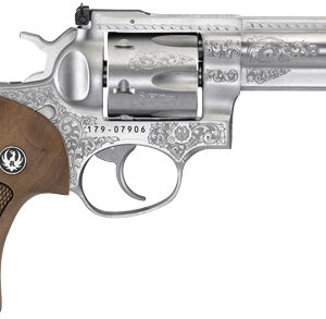 RUGER GP100 DELUXE 4" ENGRAVED - SS ADJ. (TALO)