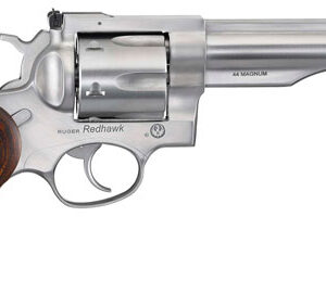 RUGER REDHAWK 44 REM MAG 5.5" - STAINLESS WOOD ADJUSTABE
