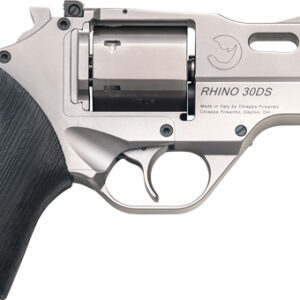 CHIAPPA RHINO 30SA 357MAG - 3" ADJ. SIGHT CHROME/RUBBER