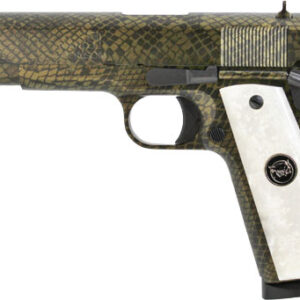IVER JOHNSON 1911A1 MOCCASIN - 45ACP 5" FS 8RD SNAKESKIN