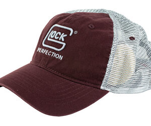 GLOCK MESH HAT SNAPBACK MAROON