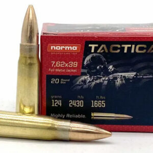 NORMA RANGE & TRAINING 7.62X39 124GR FMJ 20/50
