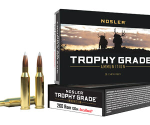 NOSLER TGA 260 REM 130GR AB 20/200
