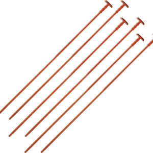 GSS ORANGE RIFLE RODS .22 - CALIBER 6-PACK