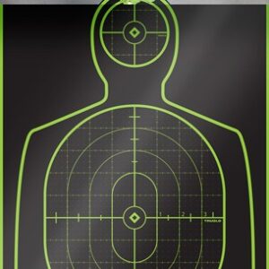 TRUGLO TRU-SEE REACTIVE TARGET - HANDGUNNER 12" X 18" 12-PACK