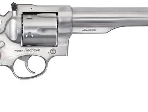RUGER REDHAWK 44 REM MAG 7.5" - STAINLESS WOOD ADJUSTABE