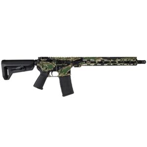 Shark Coast Tactical "Tiger Stripe" Rifle 5.56mm 30rd Magazine 16" Barrel 15" MLOK Handguard