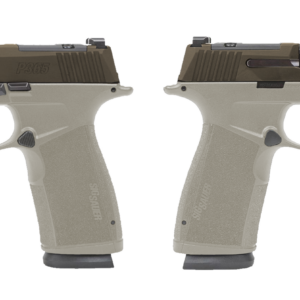 SIG SAUER P365 X-MACRO 9MM PSTL 3.7" 2-17RD OR 2 TONE BRONZE/TAN