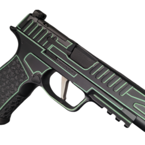 SIG SAUER P365 FUSE 9MM 4.3" BLACK/LIME GREEN OUTLINE O.R. 1-17RD, 2-21RD