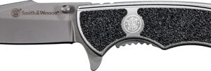 S&W KNIFE VICTORY 2.75" BEAD - BLASTED BLADE FRAME LOCK