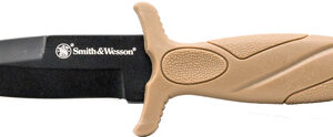 S&W KNIFE FDE BOOT KNIFE 2.75" - BLADE W/FDE SHEATH & CLIP
