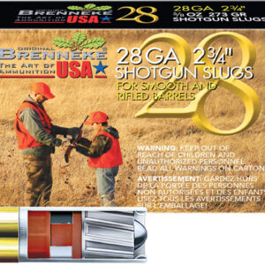 BRENNEKE USA 28GA 2.75" 5/8OZ - SLUG 5RD 40BX/CS