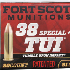 FORT SCOTT 38+P TUI 81GR - SOLID COPPER 20RD 25BX/CS