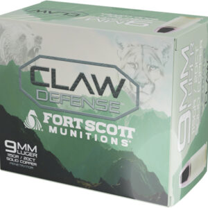 FORT SCOTT 9MM LUGER 115GR - CLAW DEFENSE FN 20RD 25BX/CS