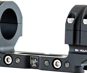 MPA SCOPE MOUNT BA 1-PC 34MM - 1.250" 0 MOA BLACK