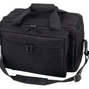 BULLDOG EXTRA LARGE RANGE BAG - BLACK W/ PISTOL RUG