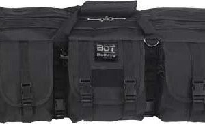 BULLDOG 42" DOUBLE TACTICAL CS - 3 LARGE ACCESS POCKETS BLACK