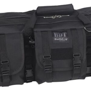BULLDOG 37" SINGLE TACTICAL CS - 3 LARGE ACCESS POCKETS BLACK