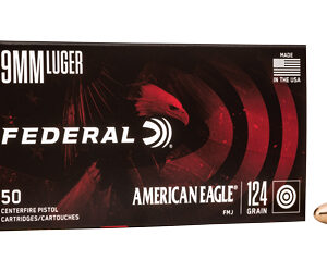 FED AM EAGLE 9MM 124GR FMJ 50/1000