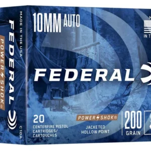 FED POWER-SHOK 10MM 200GR JHP 20/10