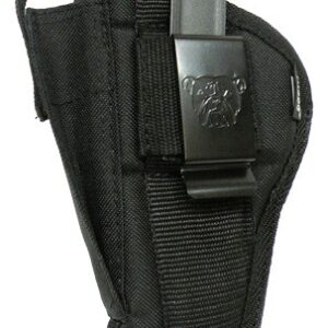 BULLDOG EXTREME SIDE HOLSTER - BLK MINI AUTO 2" BBL W/LASER