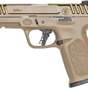 S&W SD9 2.0 9MM 4" FS 16-SHOT - W/ EP3 PLUGS FDE BUNDLE