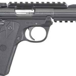 RUGER MARK IV 22/45 TACTICAL - 22LR 4.40 ADJ. BLACK  RUBBER