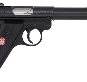 RUGER MARK IV TARGET 22LR - 5.5" BULL AS BLACK PLASTIC