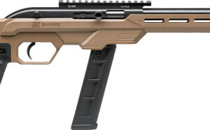 SAVAGE 64 PRECISION 22LR 20RD - 16.5" HB SYNTHETIC CHASSIS FDE