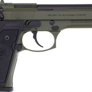 BERETTA 92FS 9MM 4.9" 15RD - OD GREEN