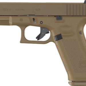 GLOCK 19X V NIGHT SIGHTS - 19-SHOT FDE