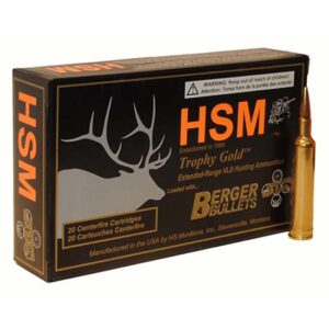 HSM TROPHY GOLD 308WIN 168GR BERGER VLD 20/25