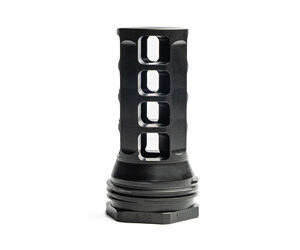 HUX MUZZLE BRAKE QD 338 5/8X24 BLK