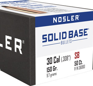 NOSLER BULLETS 30 CAL .284 - 150GR SOLID BASE SP 50CT