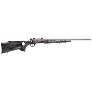 SAV BMAG TARGET 17WSM 22 HVY SS GREY THUMBHOLE