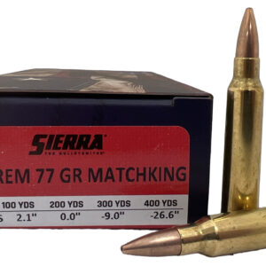 SIE AMMO 223REM 77GR HP BT FOLDS OF HONOR 20/10