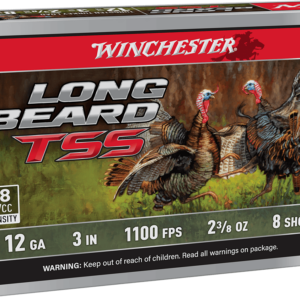 WINCHESTER LONGBEARD TSS 12 GA 3" #8  2-3/8 OZ 5 RD/BX 10 BX/CS