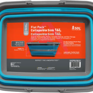 ARB SOL FLAT PACK SINK 16 - LITER W/STURDY CARRY HANDLE