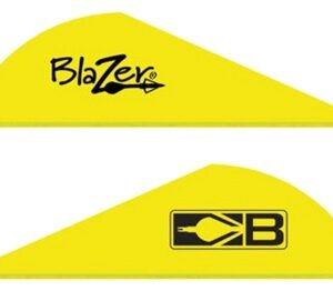 BOHNING BLAZER VANES - 2" SOLID NEON YELLOW 36PK