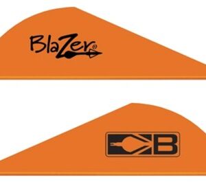 BOHNING BLAZER VANES - 2" SOLID NEON ORANGE 100PK