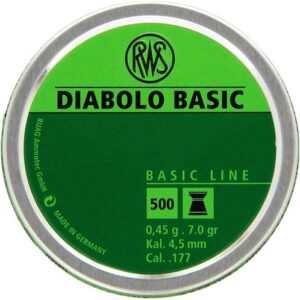 RWS PELLETS 177 DIABOLO - BASIC LINE 7.0 GRAINS 300-PACK