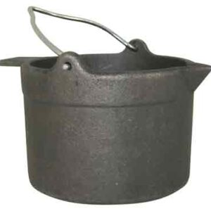 LYMAN LEAD POT CAST IRON HOLDS - 10 POUNDS OF LEAD