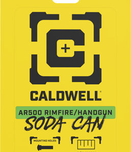 CALDWELL AR500 RIMFIRE SODA - CAN TARGET 1/4" YELLOW